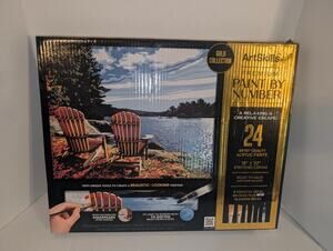 ArtSkills Lakeside Serenity Premium Paint by Number Kit 16" x 20"